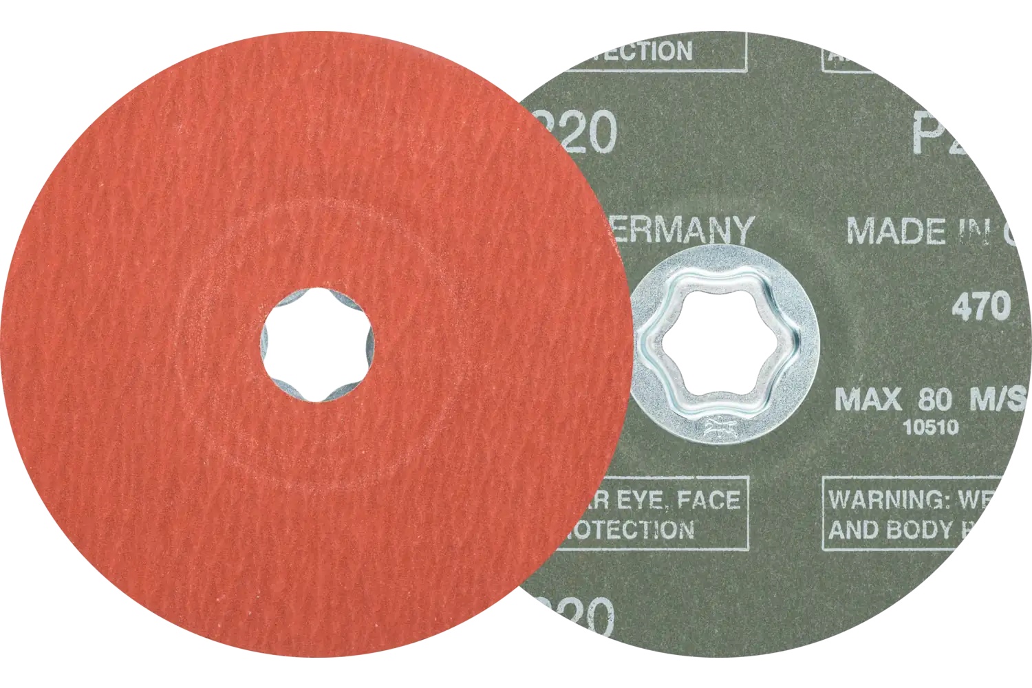Picture of Pferd Combiclick® Fiber Disc, 5" Dia, 220 Grit, Aluminum oxide A-Cool